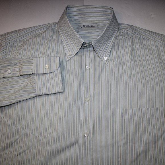 Loro Piana Other - LORO PIANA Mens LS XL 17 43 Made in Italy SOFT!